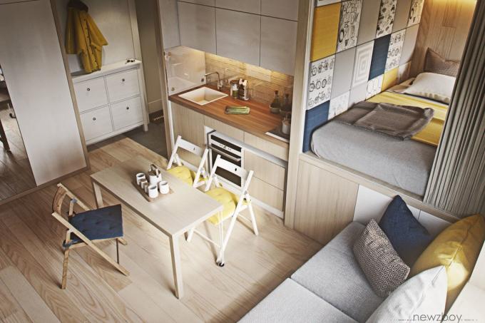 Bor i en lille lejlighed: 7 designer tip