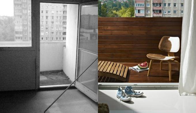 Af myrdede paneler i en luksuslejlighed: før og efter billeder