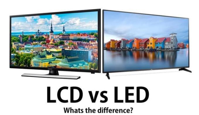 De forskellige LED-TV og LCD?