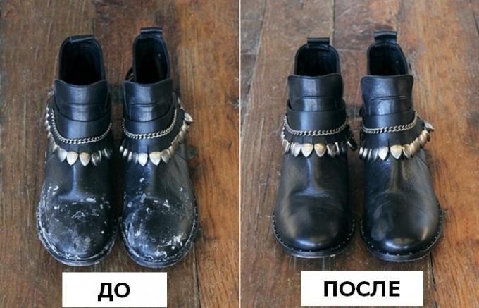  Tre trin til en helt rene sko, selv i lavsæsonen