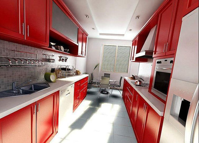 Design af et smalt køkken (41 fotos): videoinstruktioner til dekoration af det indre af et langt lille rum med egne hænder, pris, foto
