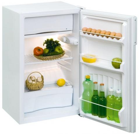 Et lille køleskab kan være nok til en eller to personer.