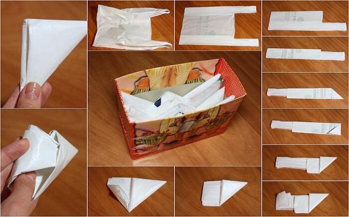 Master klasse på folde pakker trekant. / Foto: lesat-scorpio.livejournal.com. 