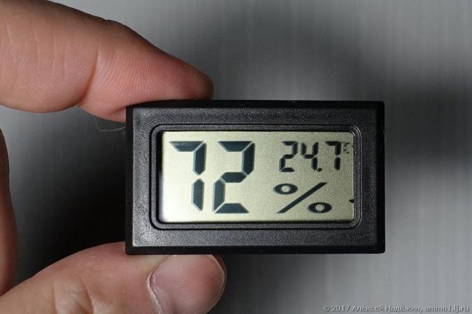 Elektronisk hygrometer i 60 rubler
