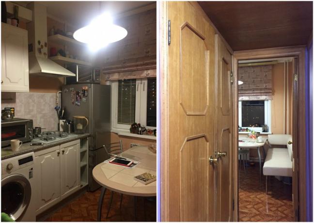 Budget reparation dvushki 49 m² i "brezhnevki": før og efter billeder