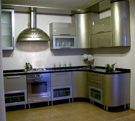 Hjørnemøbler til køkkenet (65 fotos) med en vask: gør-det-selv-videoinstruktioner til installation, pris, foto