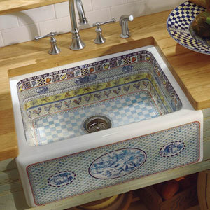Det originale udseende af en keramisk vask
