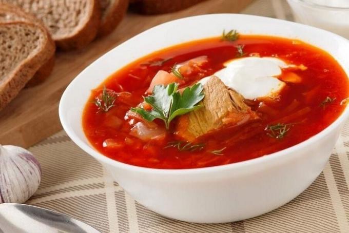At føje til suppen, så den altid producerer en rig rød farve. Jeg deler din opskrift