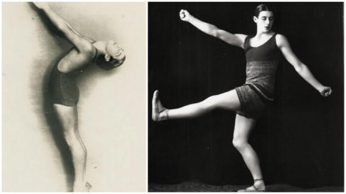 Badetøj til balletten af ​​Sergei Diaghilev s trup Coco Chanel (1924).
