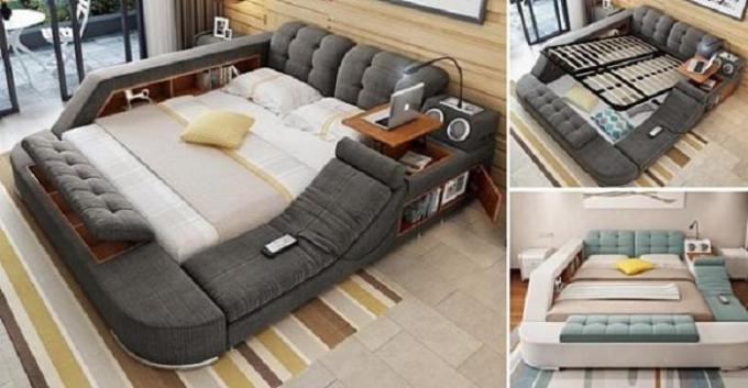 Oprettet multifunktionelle seng, som ønsker at tilbringe en dag