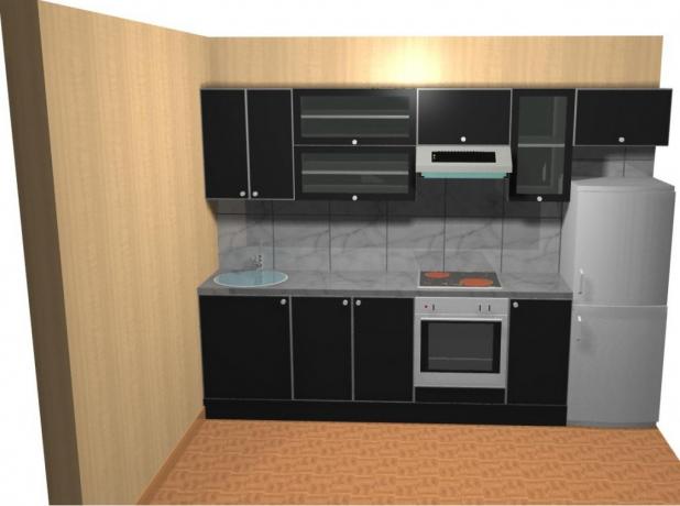 Køkkenmøbler til et lille køkken (45 fotos): DIY videoinstruktioner til installation, sæt, design, fra Ikea, modulær, hjørne, billig, pris, foto
