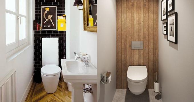 10 smarte ideer til design af små badeværelser
