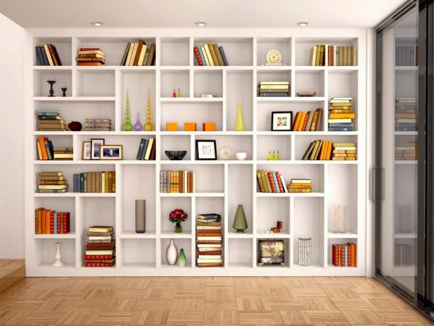 5 usædvanlige ideer til, hvor man kan gemme bøger i en lille lejlighed