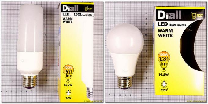 Den nye LED-lamper Diall