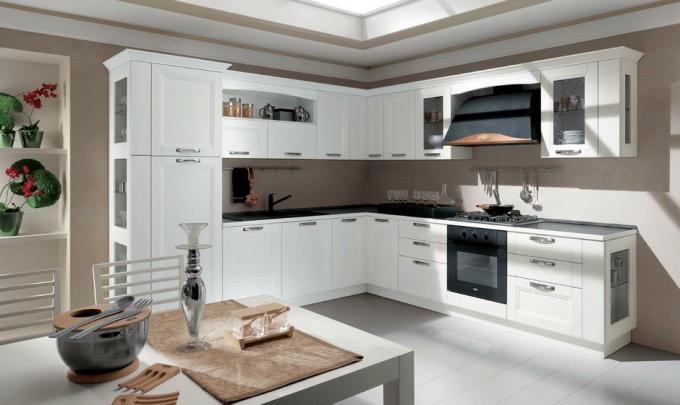 Køkken i hvidt (48 fotos): hvordan man dekorerer interiøret med egne hænder, videoinstruktioner, foto og pris