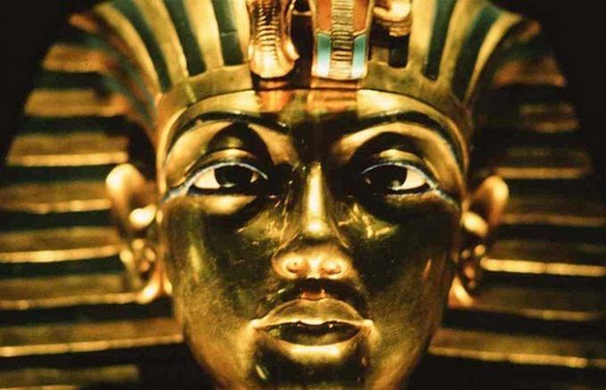 Mask af Tutankhamon.