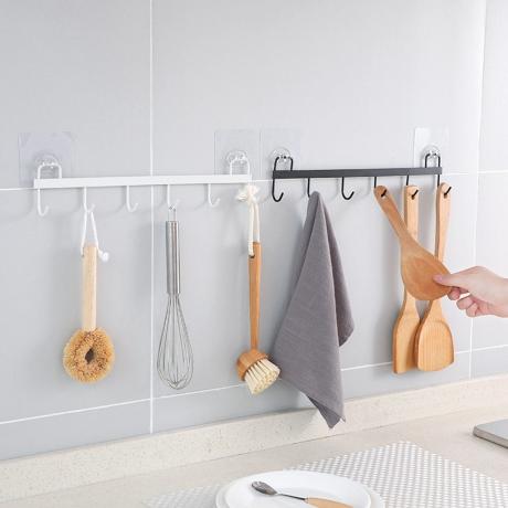 Sådan opbevares håndklæder i køkkenet: 5 måder