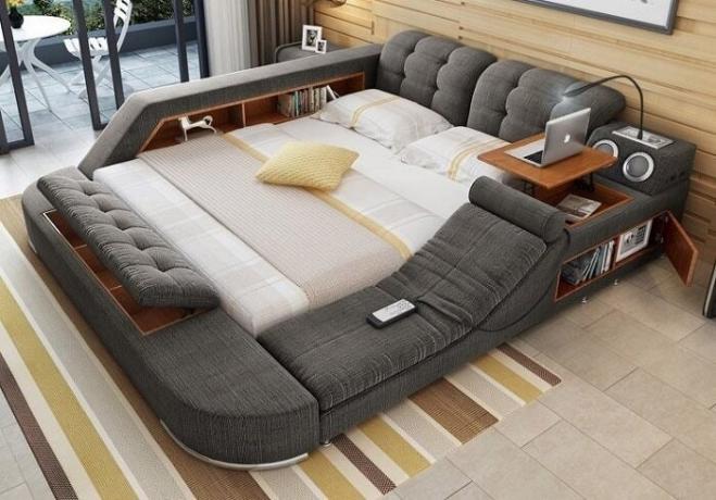 Multifunktionel vidunderlige seng.