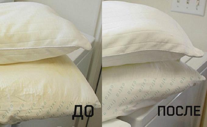Effektiv måde, hvordan man får hvide sengetøj og puder