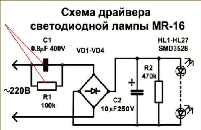  Figur 3. Scheme LED-lampe-driveren