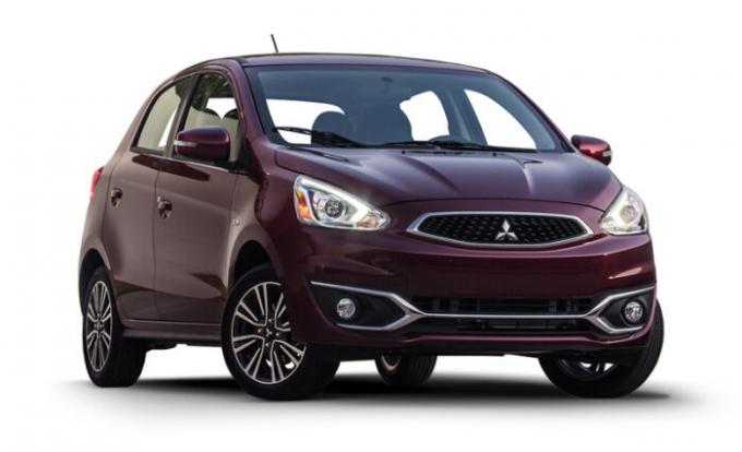 Mitsubishi Mirage kompakt hatchback sjette generation.