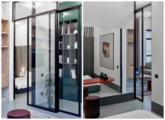 Lejlighed 99 m² med kun tre vinduer og en brugerdefineret layout
