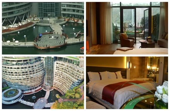 Den underjordiske hotelkompleks Songjiang InterContinental er hvor at slappe af.