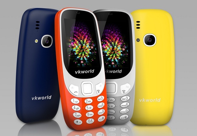 Vkworld Z3310 kopierer den legendariske Nokia og koster kun $10 - Gearbest Blog Rusland